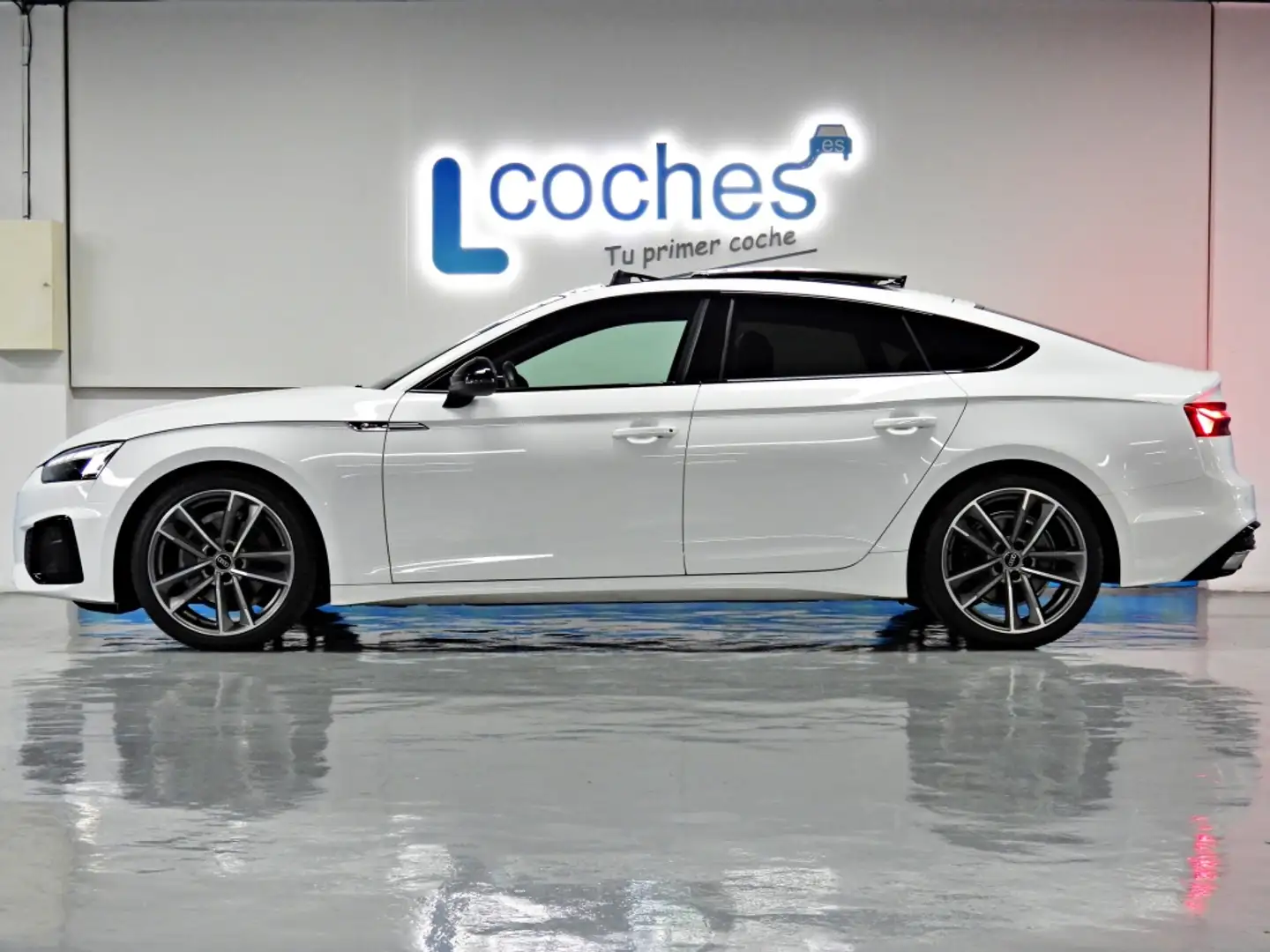 Audi A5 Sportback 35 TDI Black line S tronic Blanco - 2