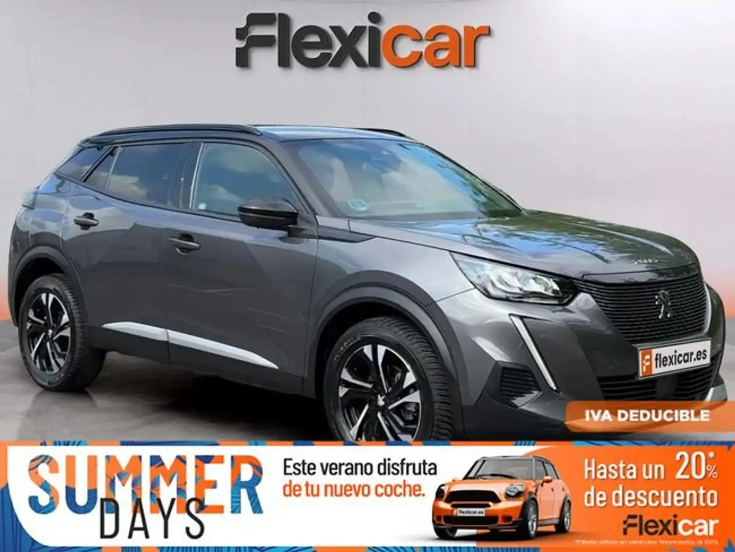 Peugeot 2008 1.2 PureTech S&S Allure EAT8 130 Gris - 1