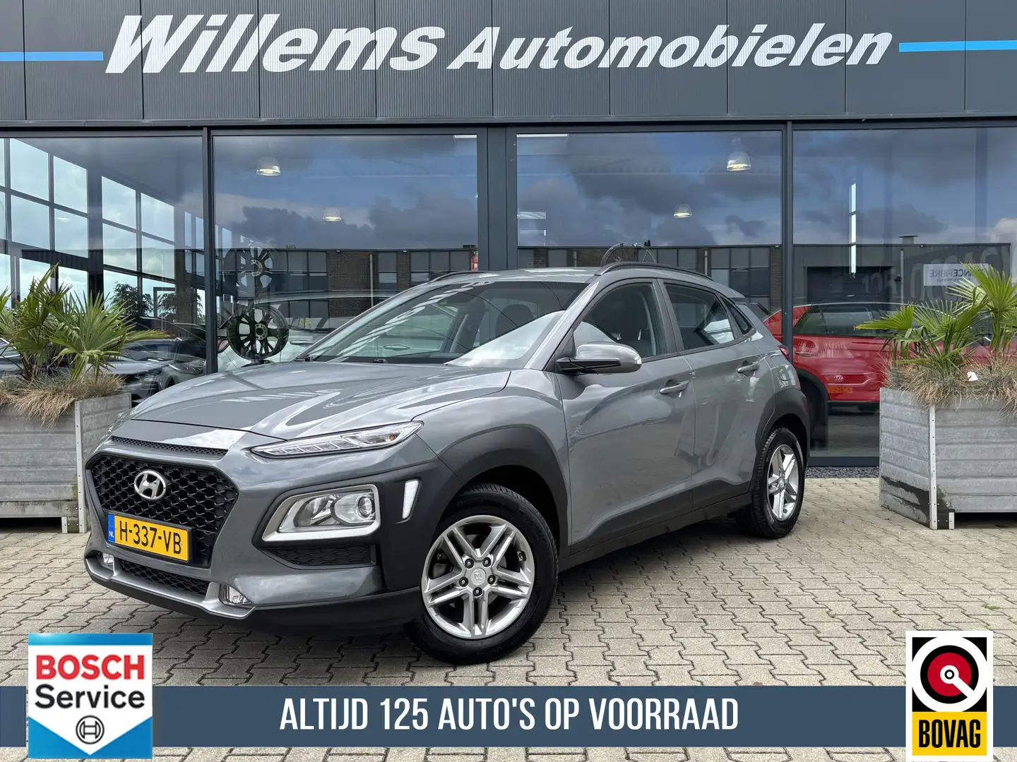 Hyundai KONA 1.0 T-GDI Comfort Camera, Cruise Control & App-Con Gris - 1