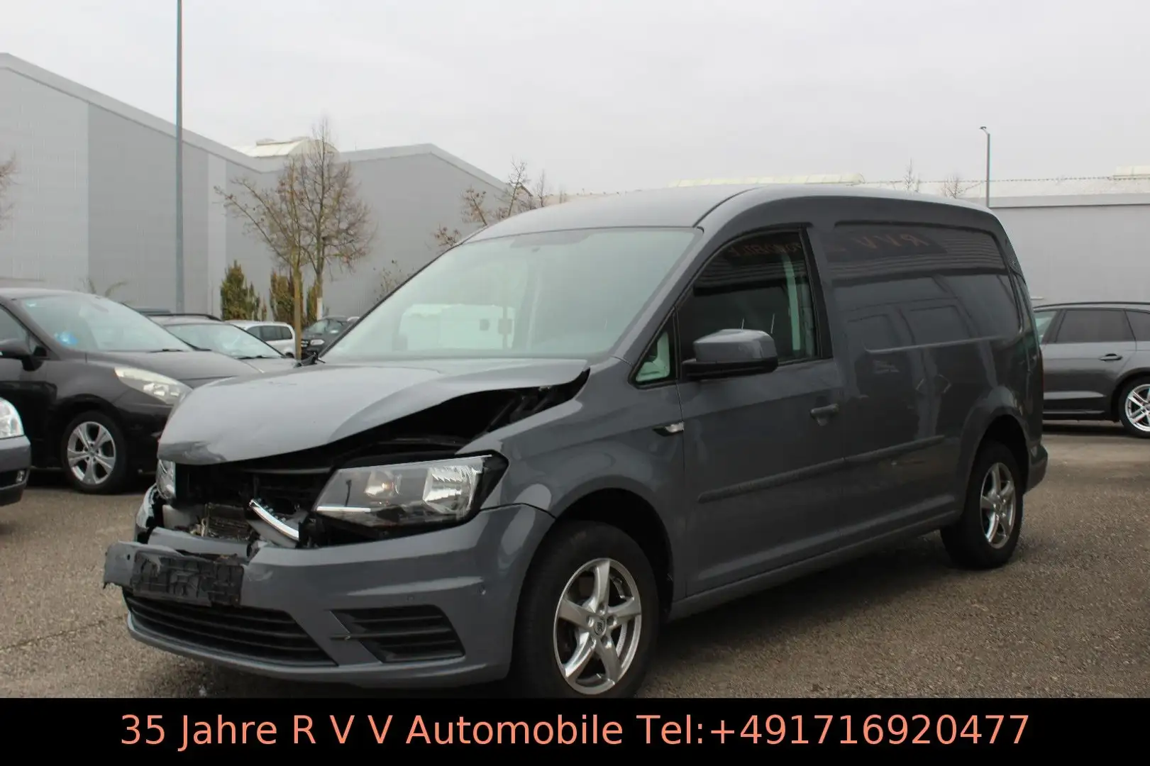 Volkswagen Caddy 2.0 Nfz Maxi Kasten EcoProfi BMT Grijs - 1