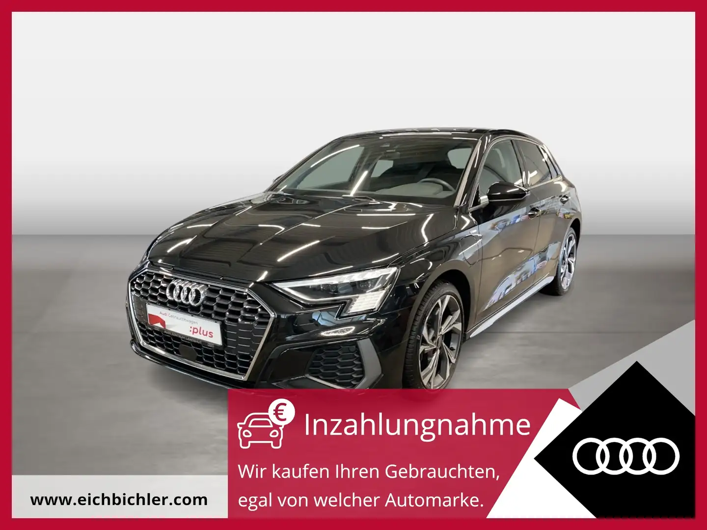 Audi A3 Sportback 40 TFSIe S tronic S line 2xKlima LM Noir - 1