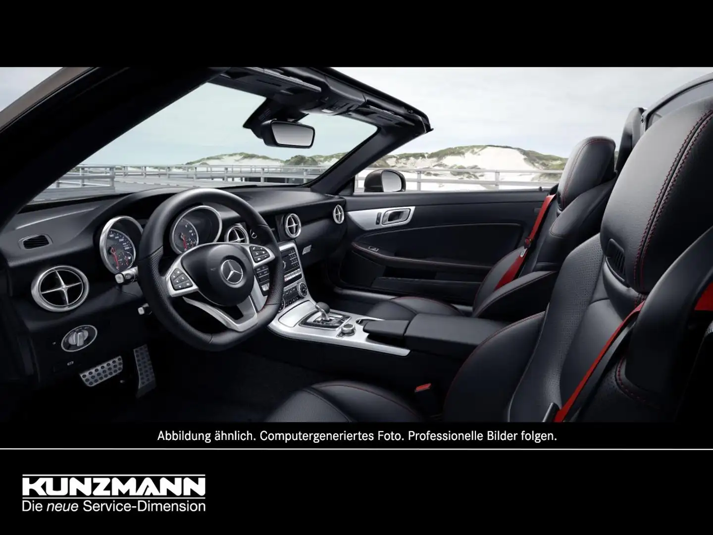 Mercedes-Benz SLC 250 d Navi Panorama Airscarf Totwinkel-Assist Szürke - 2