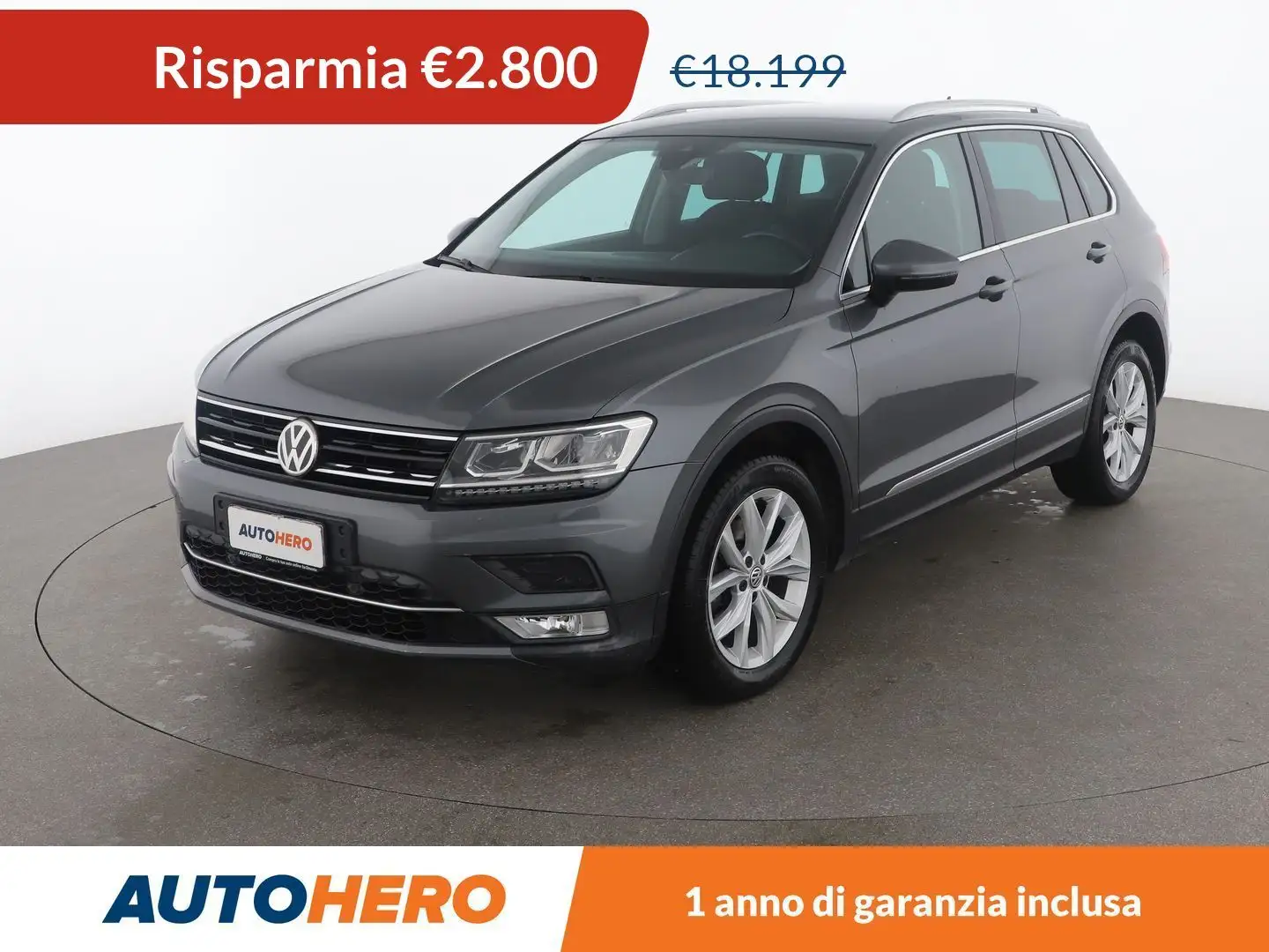 Volkswagen Tiguan 2.0 TDI Executive DSG 4MOTION Gris - 1
