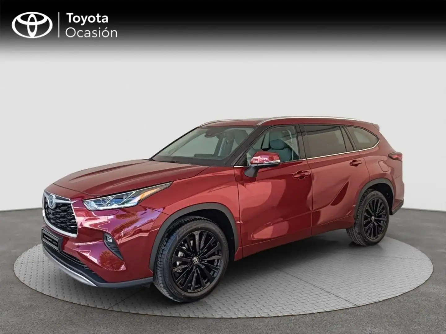Toyota Highlander 2.5 HEV E-CVT LUXURY 4WD 248 5P 7 PL Rojo - 1