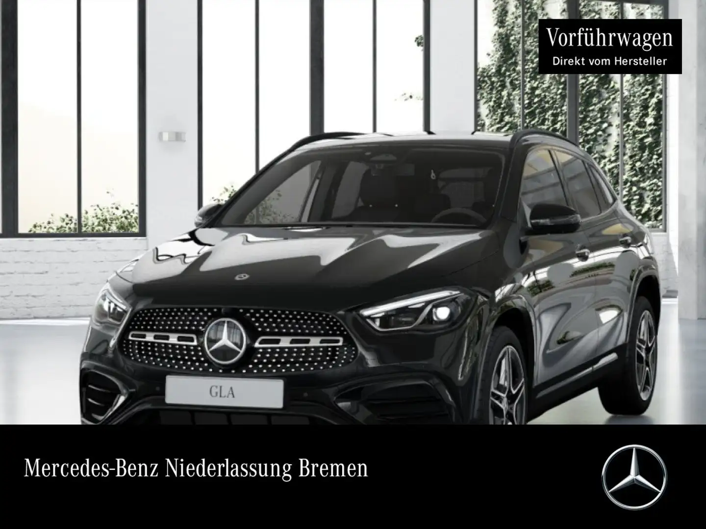 Mercedes-Benz GLA 180 AMG+NIGHT+360°+AHK+MULTIBEAM+19"+TOTW+7G Negro - 1