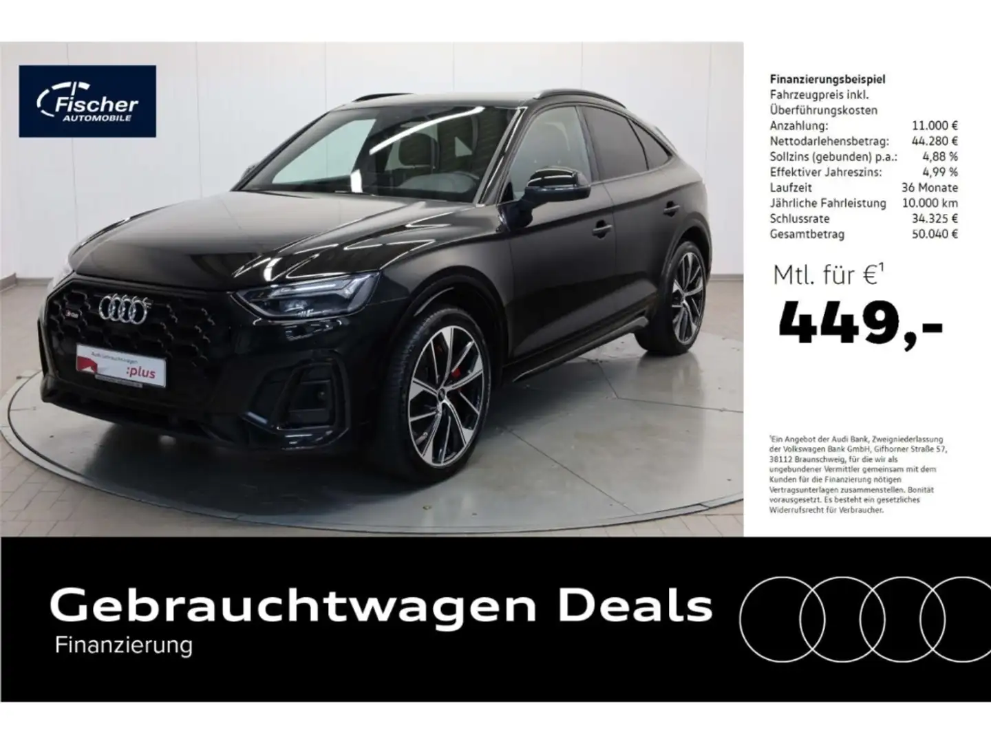 Audi SQ5 Sportback 50 TDI quattro Schwarz - 1