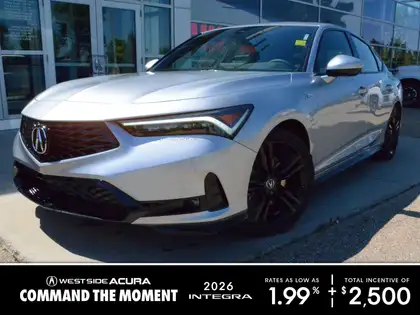 Silver 2026 Acura Integra Sedan Front-Wheel Drive Automatic