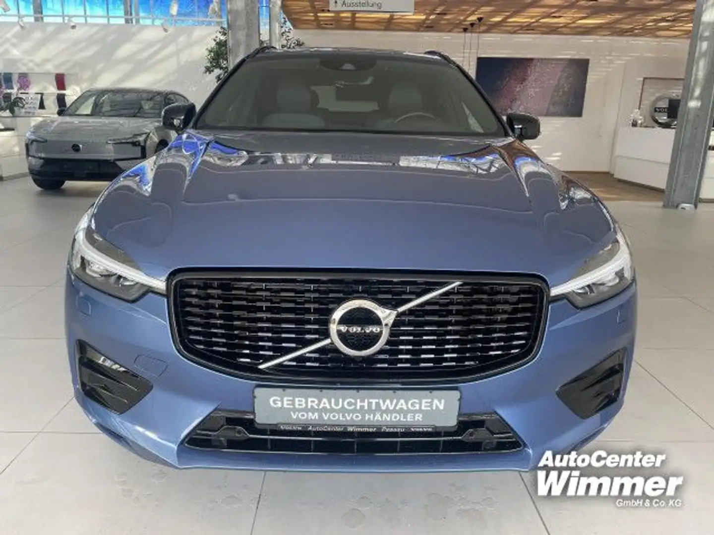 Volvo XC60 B4 D AWD R-Design AHK+Xenium+Licht uvm Navi Blau - 2