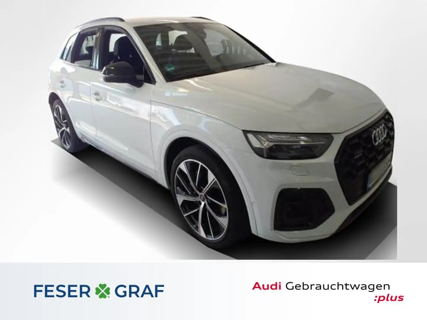 Audi Q5 50 TFSI e S Line Luft/air,AHK,Matrix,Leder,B&O,Nav Blanc - 1