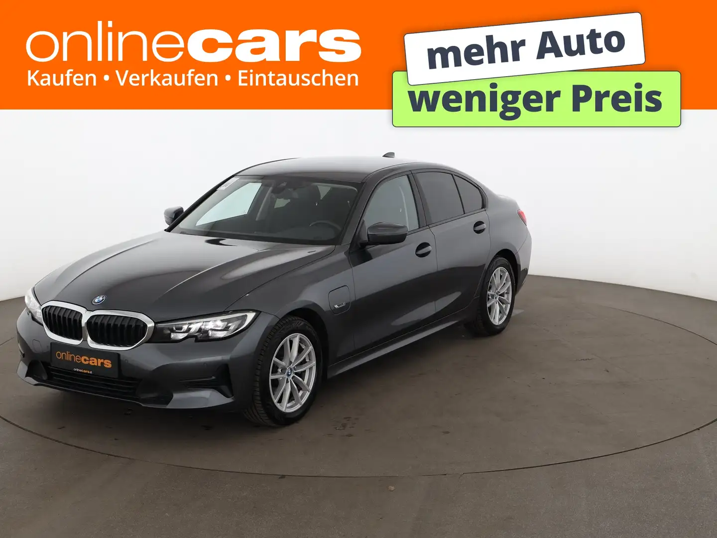 BMW 320 e Limousine Advantage Aut LED LEDER NAVI R-CAM Grau - 1
