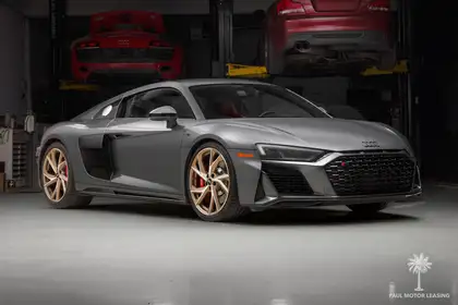 Gray 2023 Audi R8 Coupe Rear-Wheel Drive Automatic
