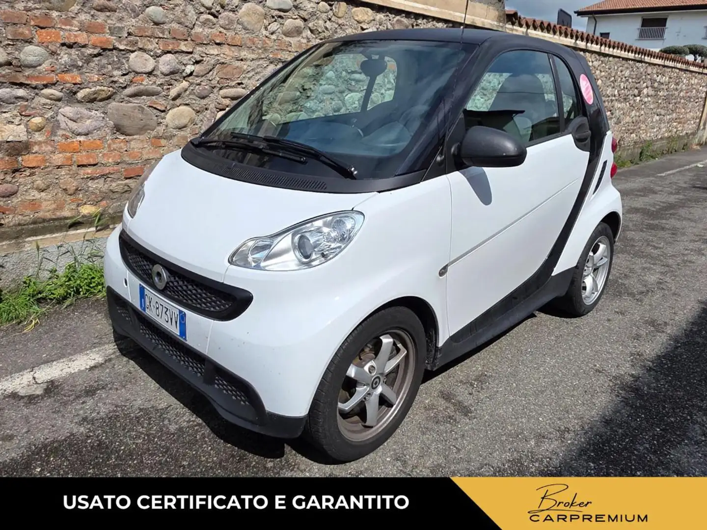 smart forTwo 1000 45 kW MHD coupé pure Bianco - 1