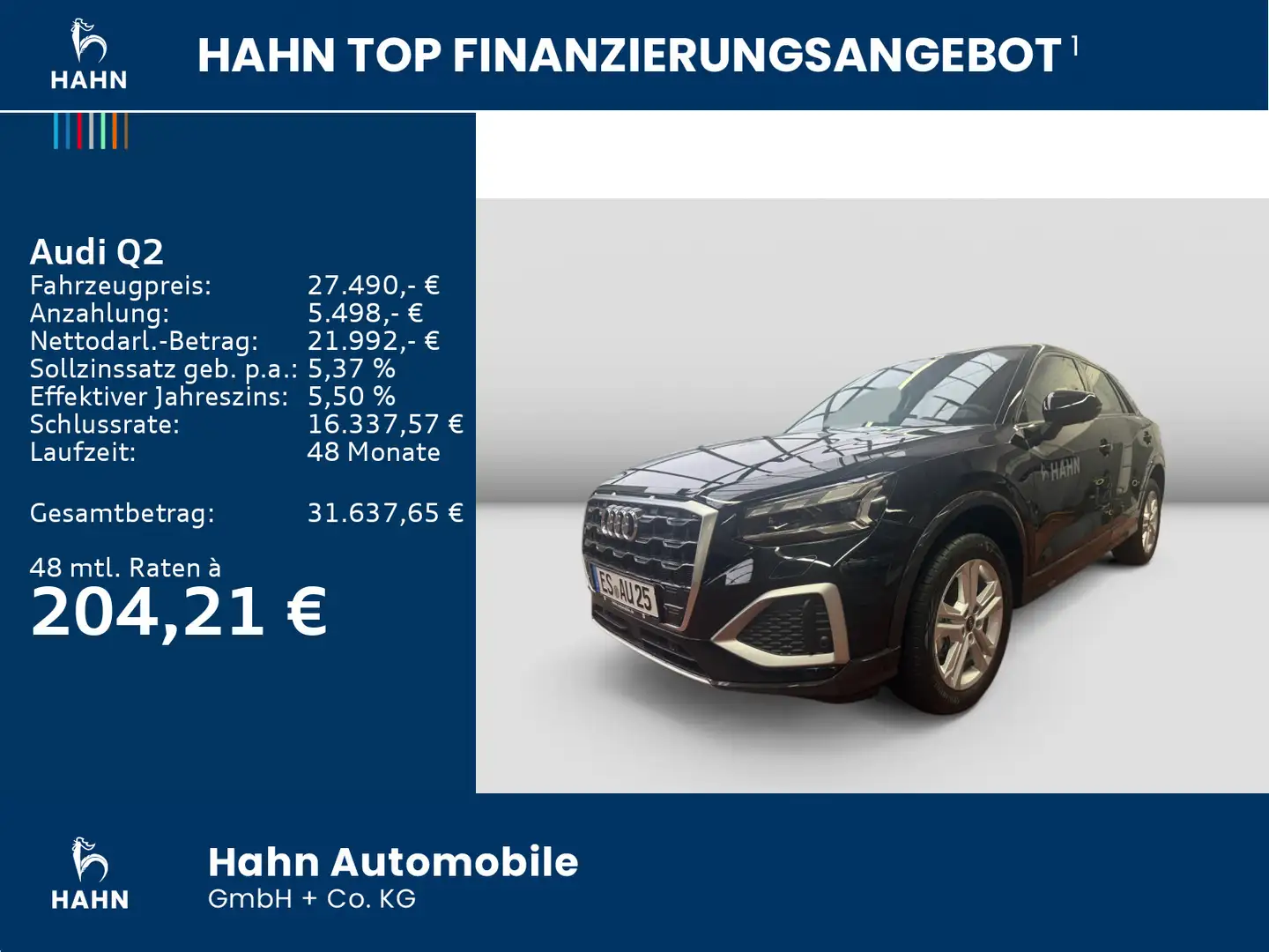 Audi Q2 advanced 30 TFSI 85(116) kW(PS) , Matrix, Kam Noir - 2