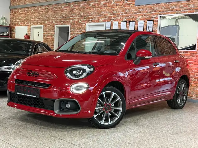 Fiat 500X Dolcevita Red-Automatik-Faltdach-Kamera-LED