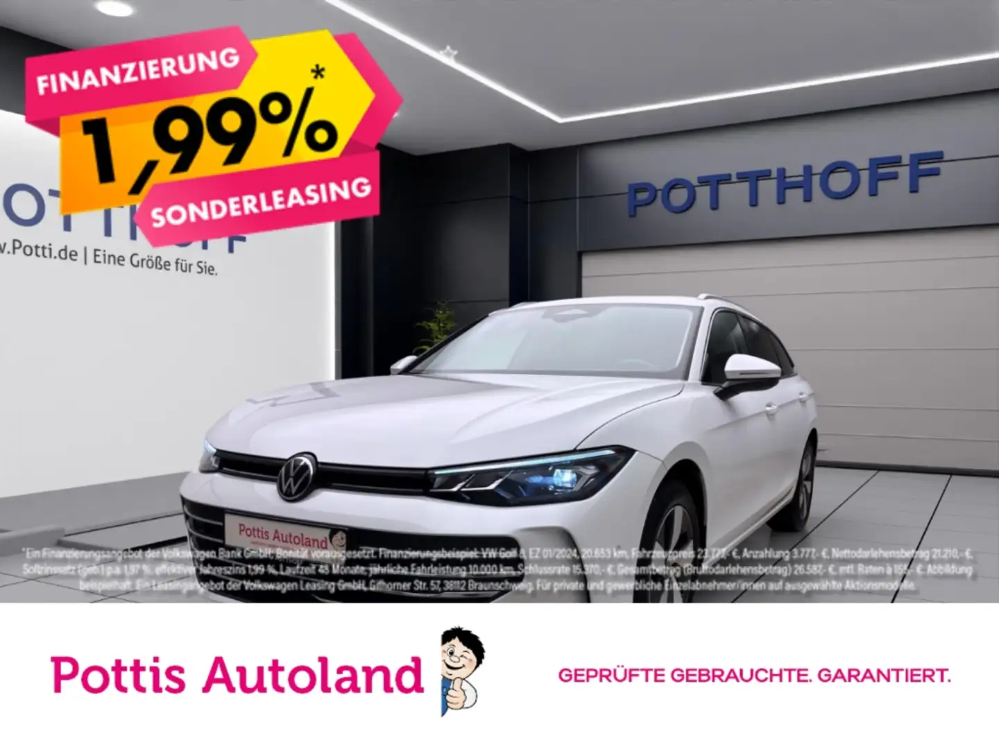 Volkswagen Passat Variant 2.0 TDI DSG BUSINESS NAVI KAMERA AHK PDC Weiß - 1