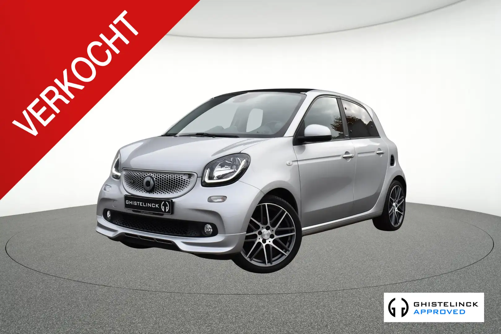 smart forFour 0.9 80kW DCT Brabus Xclusive Argent - 1