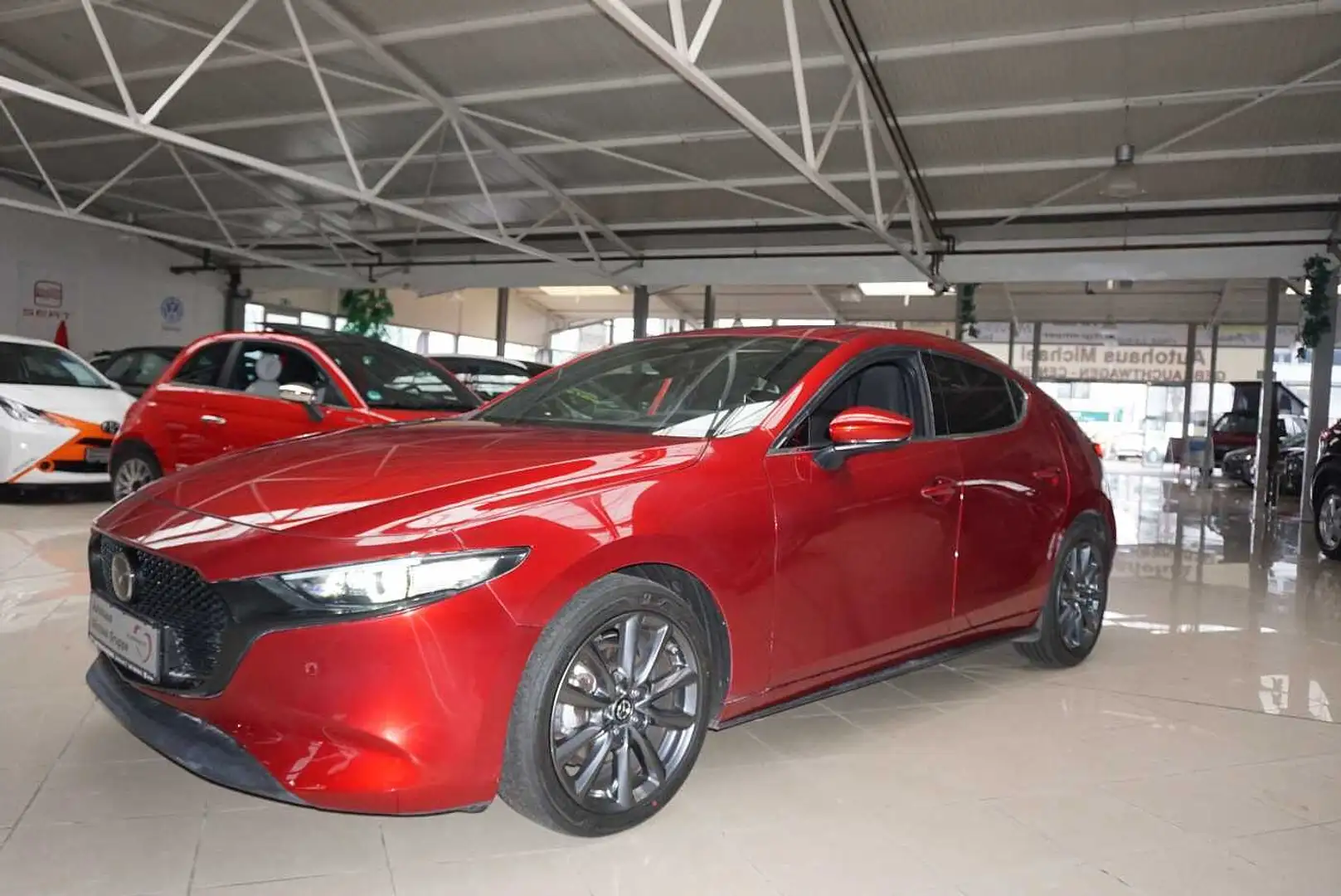 Mazda 3 3 e-SKYACTIV-G 150 M HYBRID EXCLUSIVE-LINE Rot - 1