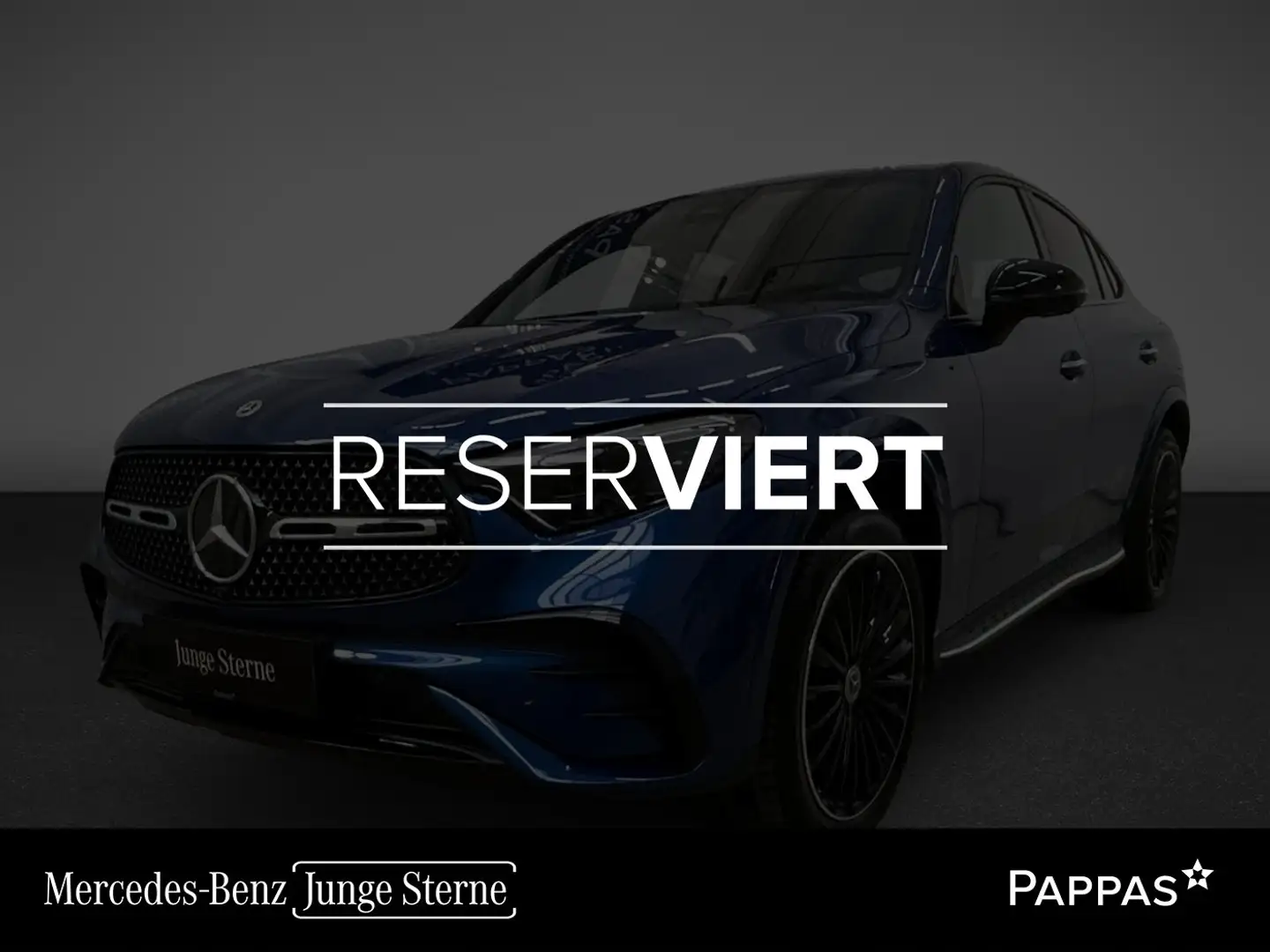 Mercedes-Benz GLC 300 de 4MATIC Coupé mit EQ Hybrid Technologie Blau - 1