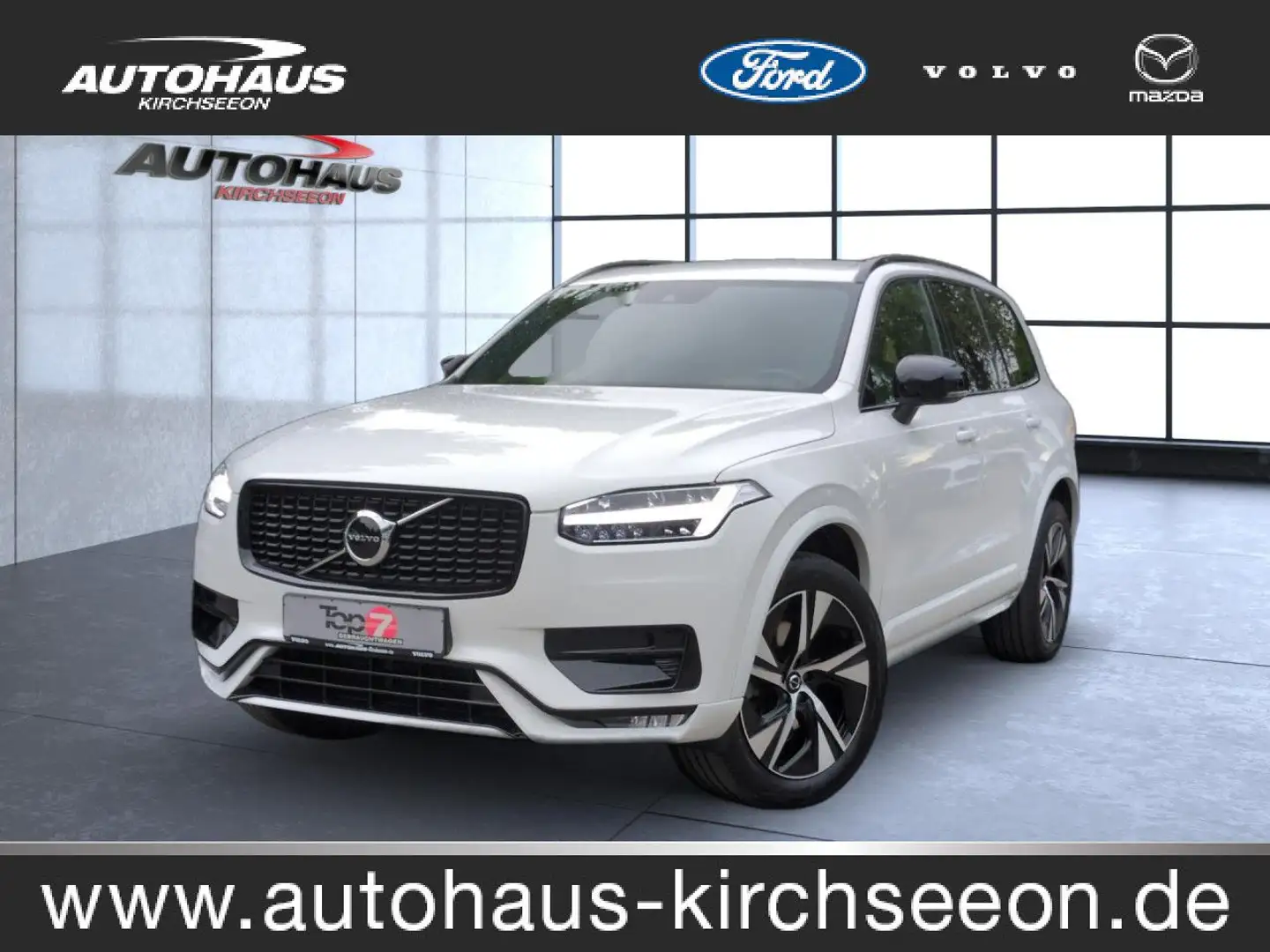 Volvo XC90 B5 (Diesel) R-Design AWD Automatik Bluetooth Blanco - 1