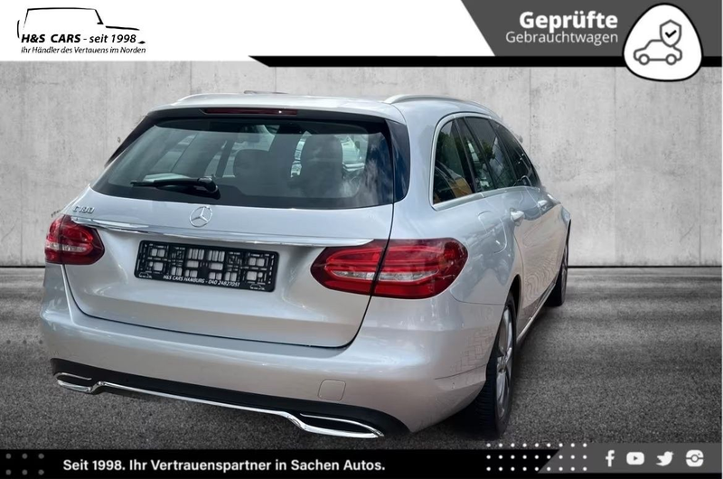 Mercedes-Benz C 180 T 1H MB SERV LED PANO TOTW AHK AKT PARKASS — photo 7