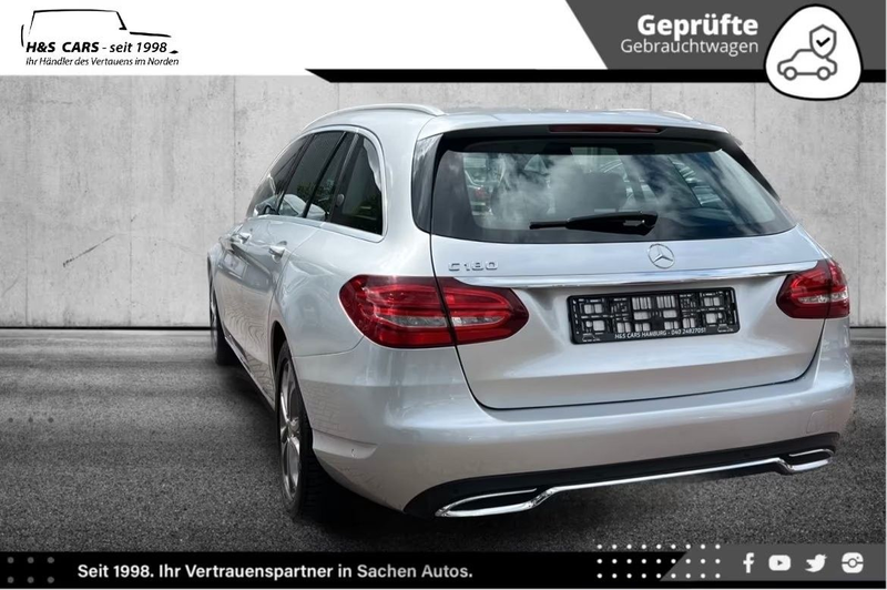 Mercedes-Benz C 180 T 1H MB SERV LED PANO TOTW AHK AKT PARKASS — photo 6
