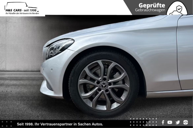 Mercedes-Benz C 180 T 1H MB SERV LED PANO TOTW AHK AKT PARKASS — photo 4