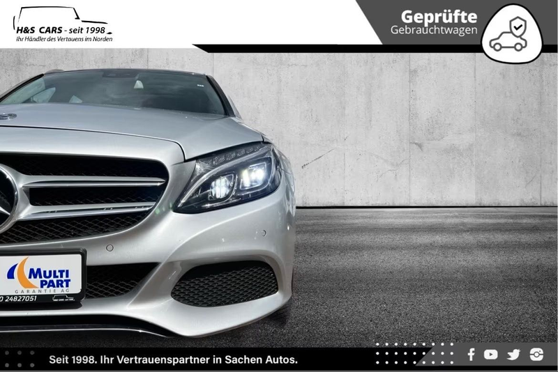 Mercedes-Benz C 180 T 1H MB SERV LED PANO TOTW AHK AKT PARKASS — photo 5