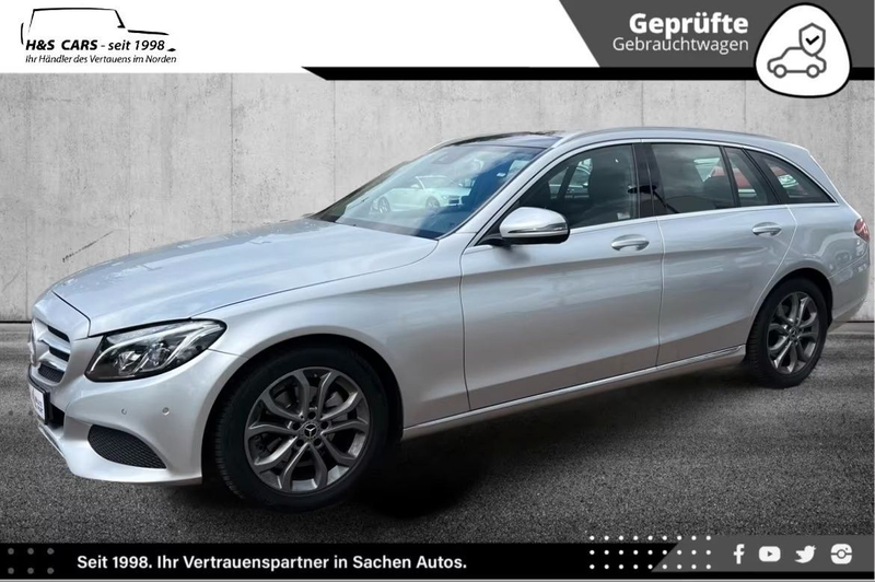 Mercedes-Benz C 180 T 1H MB SERV LED PANO TOTW AHK AKT PARKASS — photo 3