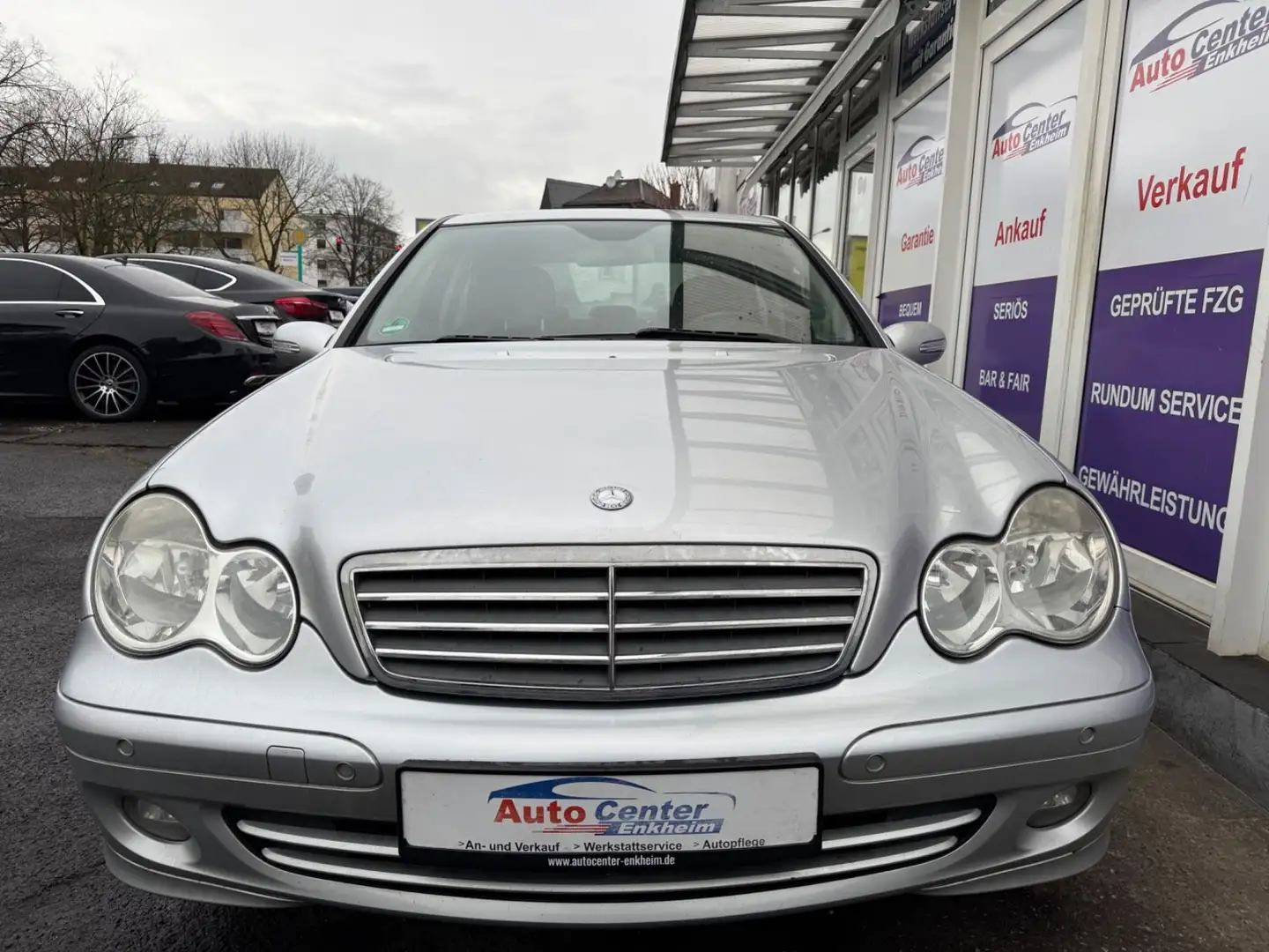 Mercedes-Benz C 200 C200 Kompressor Lim.*Tüv Neu*Klimaaut*Tempomat* Silber - 2