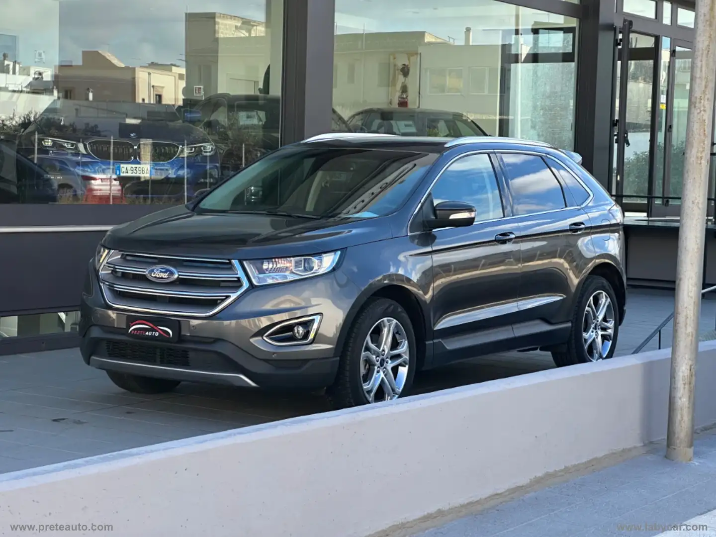 Ford Edge 2.0 TDCI 210 CV AWD S&S Pow. Titanium Grijs - 1
