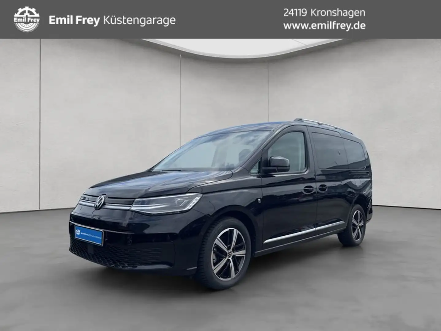 Volkswagen Caddy 2.0 TDI BMT (7-Si.) DSG Style Maxi AHK GJR Zwart - 1