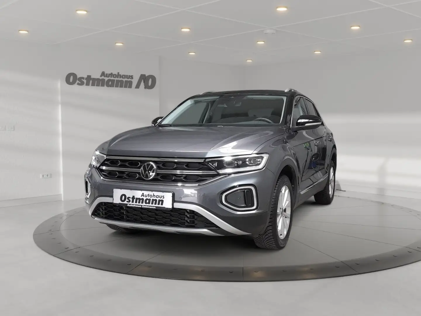 Volkswagen T-Roc 1.5 TSI Style AHK Massage Navi 2xKlima Grau - 1
