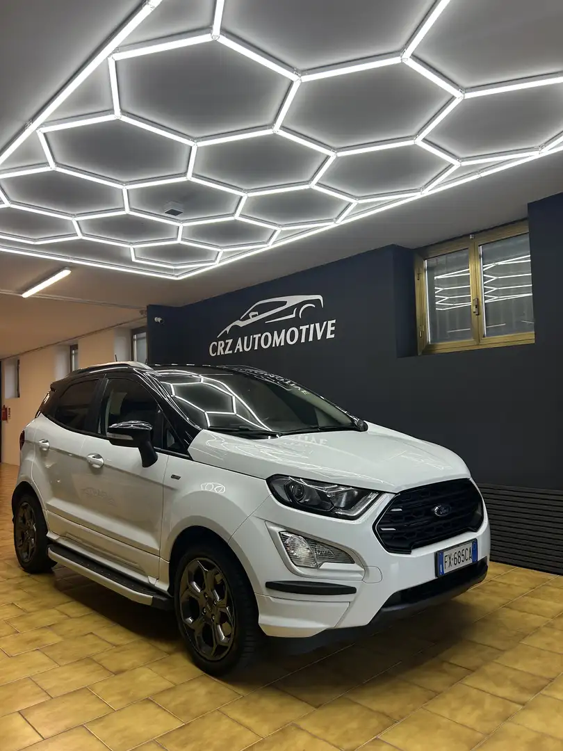 Ford EcoSport EcoSport 2018 1.0 ecoboost ST-Line Black Edition s Weiß - 1