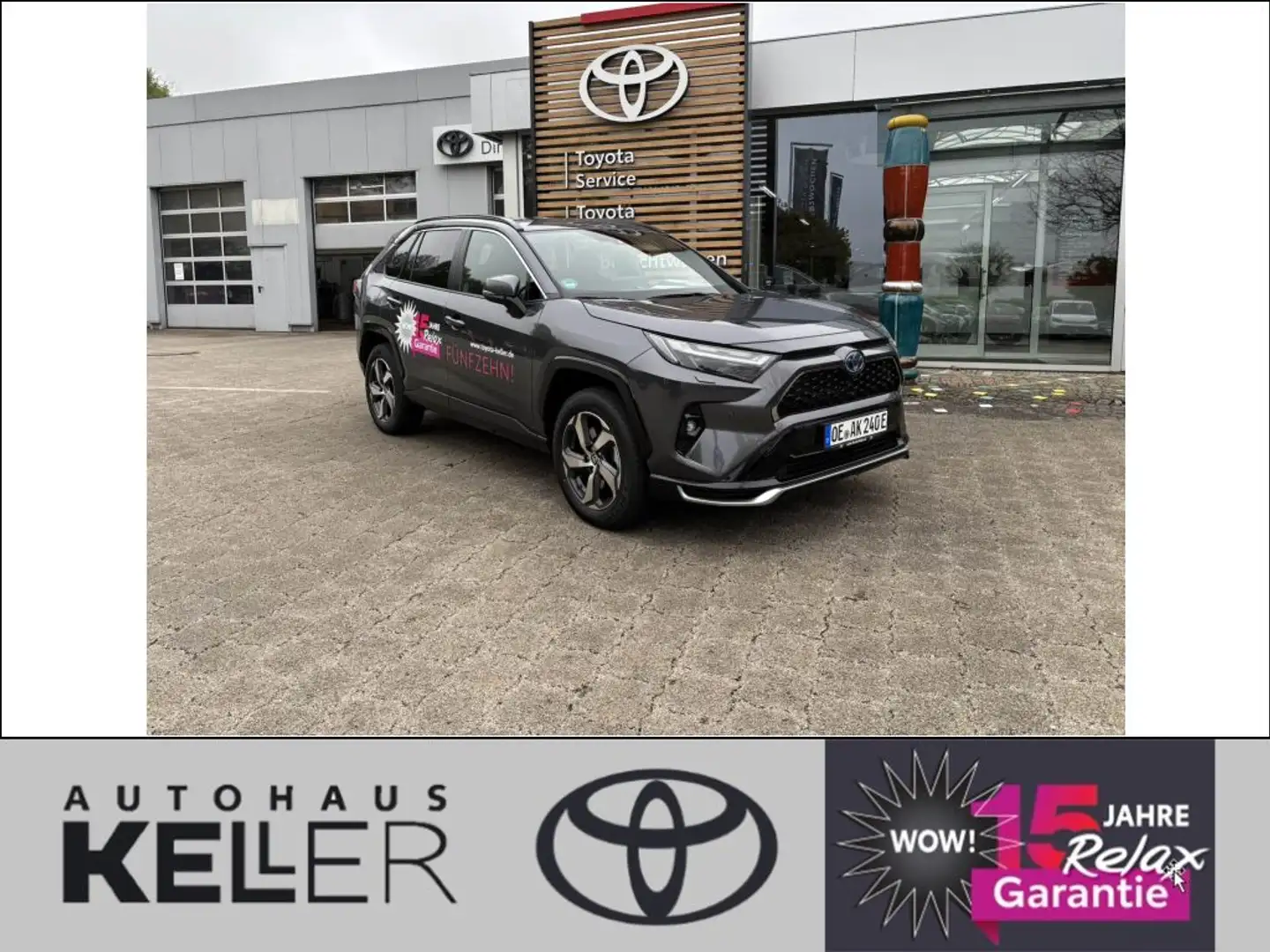 Toyota RAV 4 Plug-in-Hybrid Teamplayer Grau - 1
