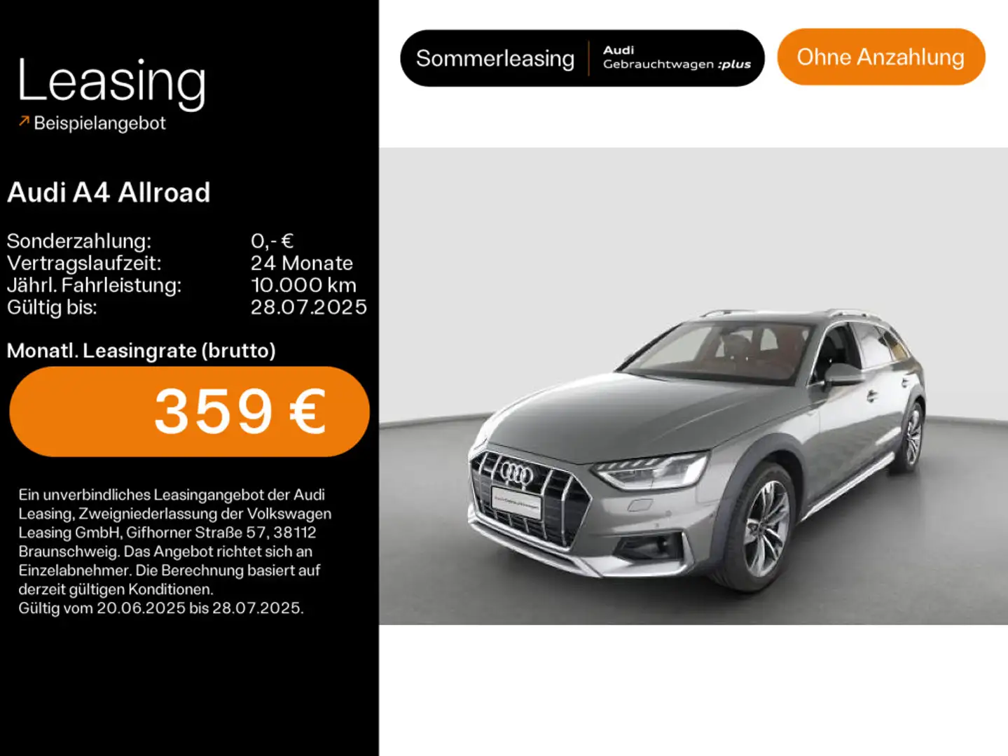 Audi A4 allroad A4 allroad 45 TFSI quattro*NAVI-PLUS*HUD*LEDER*A Gris - 1