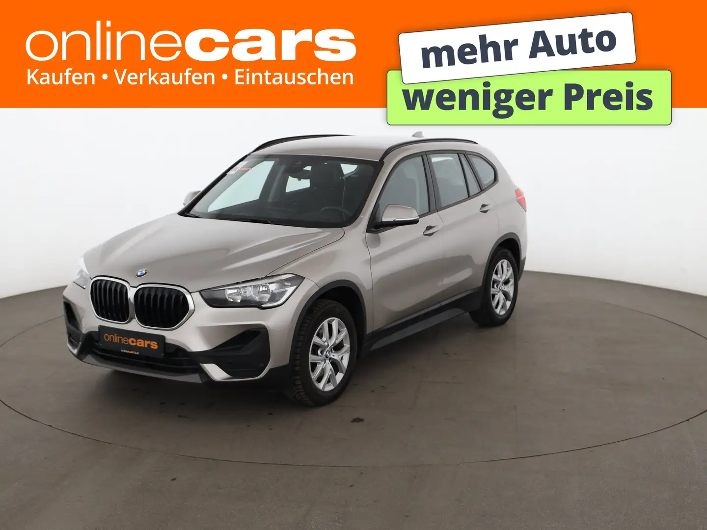 BMW X1 sDrive18i Advantage Aut HEAD-UP AHK NAVI TEMP Grau - 1