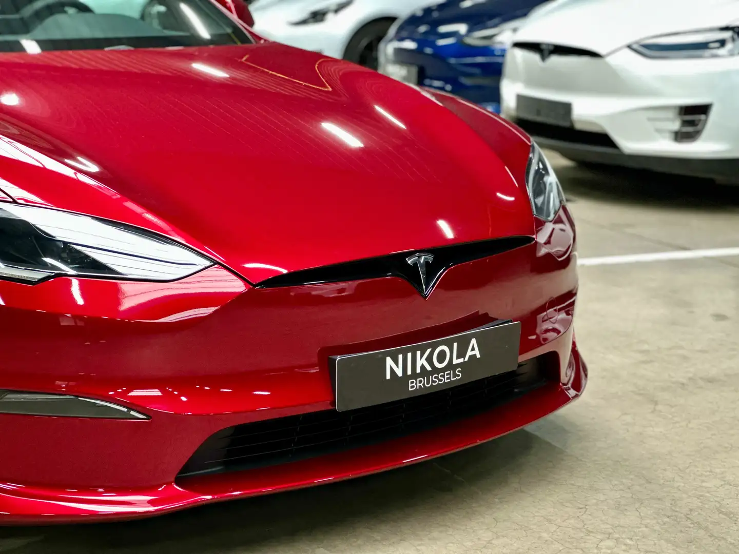 Tesla Model S DUAL MOTOR - ENHANCED AUTOPILOT - BRANDNEW Rood - 2