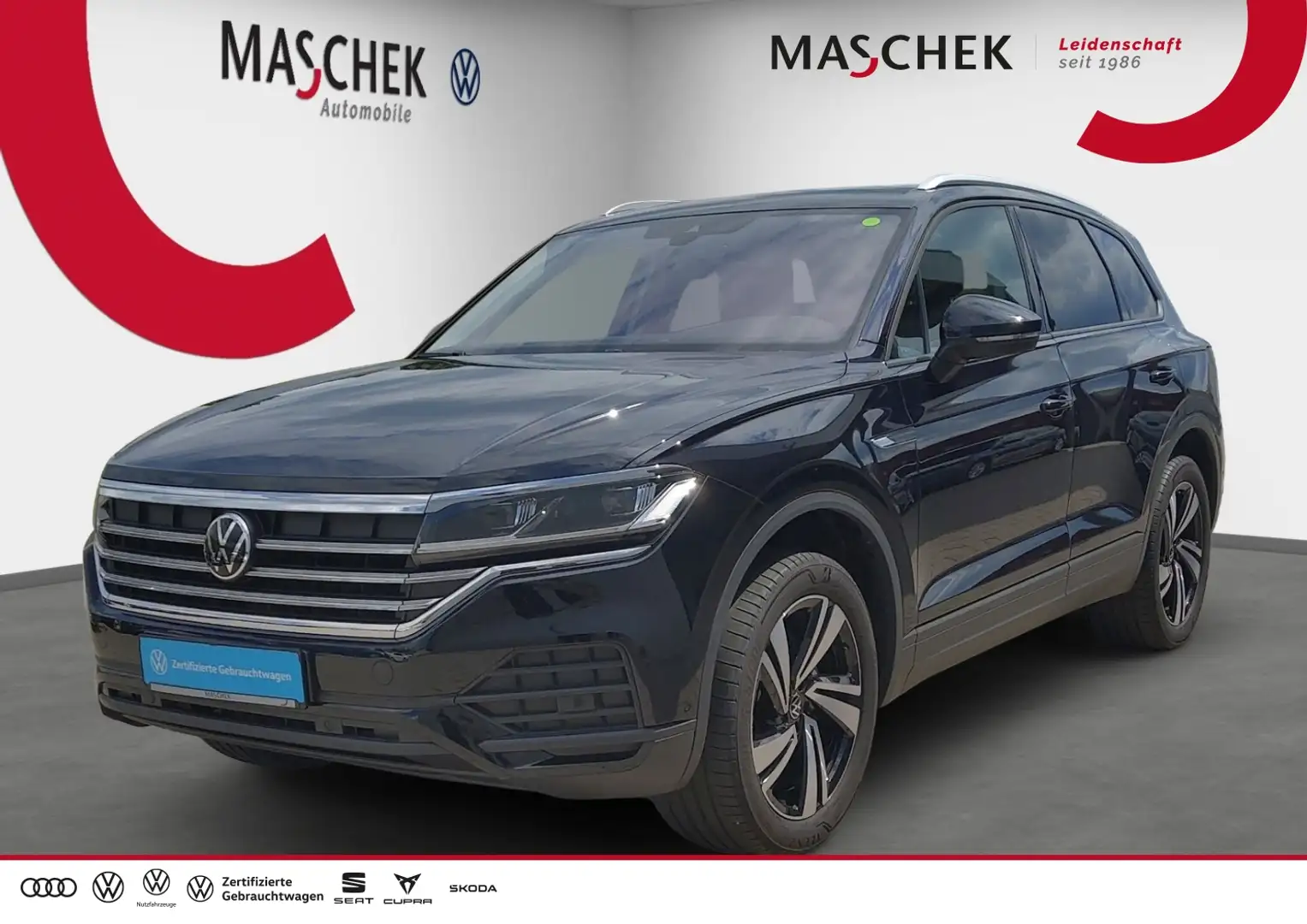 Volkswagen Touareg 4Motion 3.0 TDI AHK Pano ACC PDC VC DAB Schwarz - 1