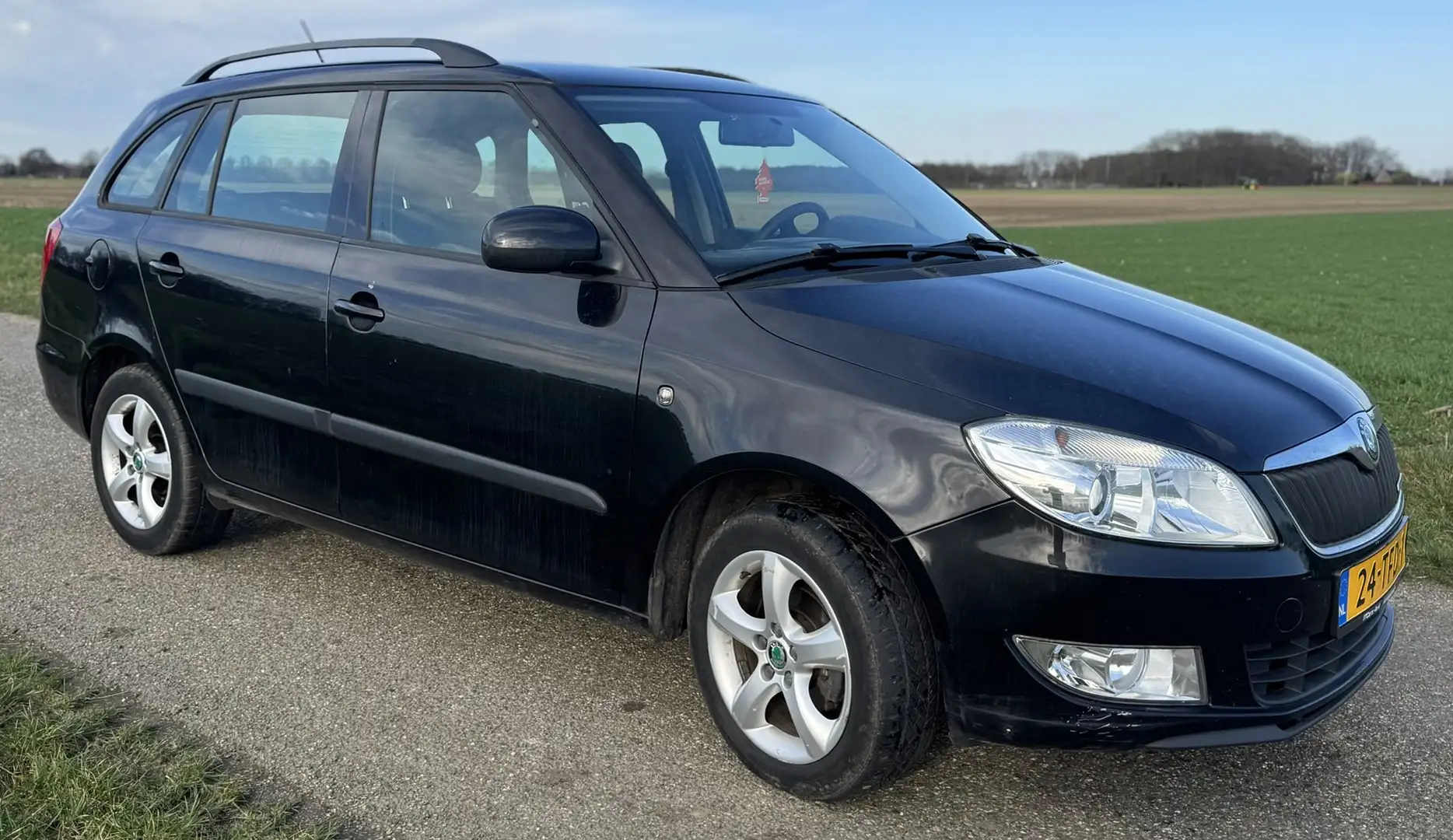 Skoda Fabia Combi 1.2 TDI Greenline|trekhaak|airco| Schwarz - 2