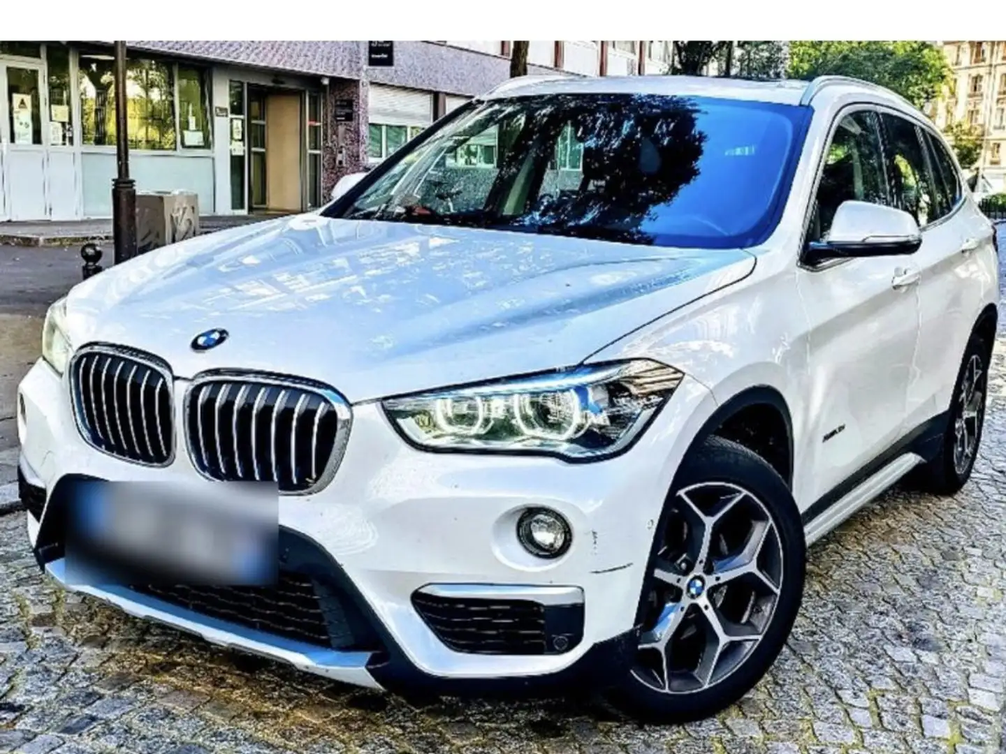 BMW X1 X1 xDrive 18d 150 ch BVA8xLine Blanc - 1
