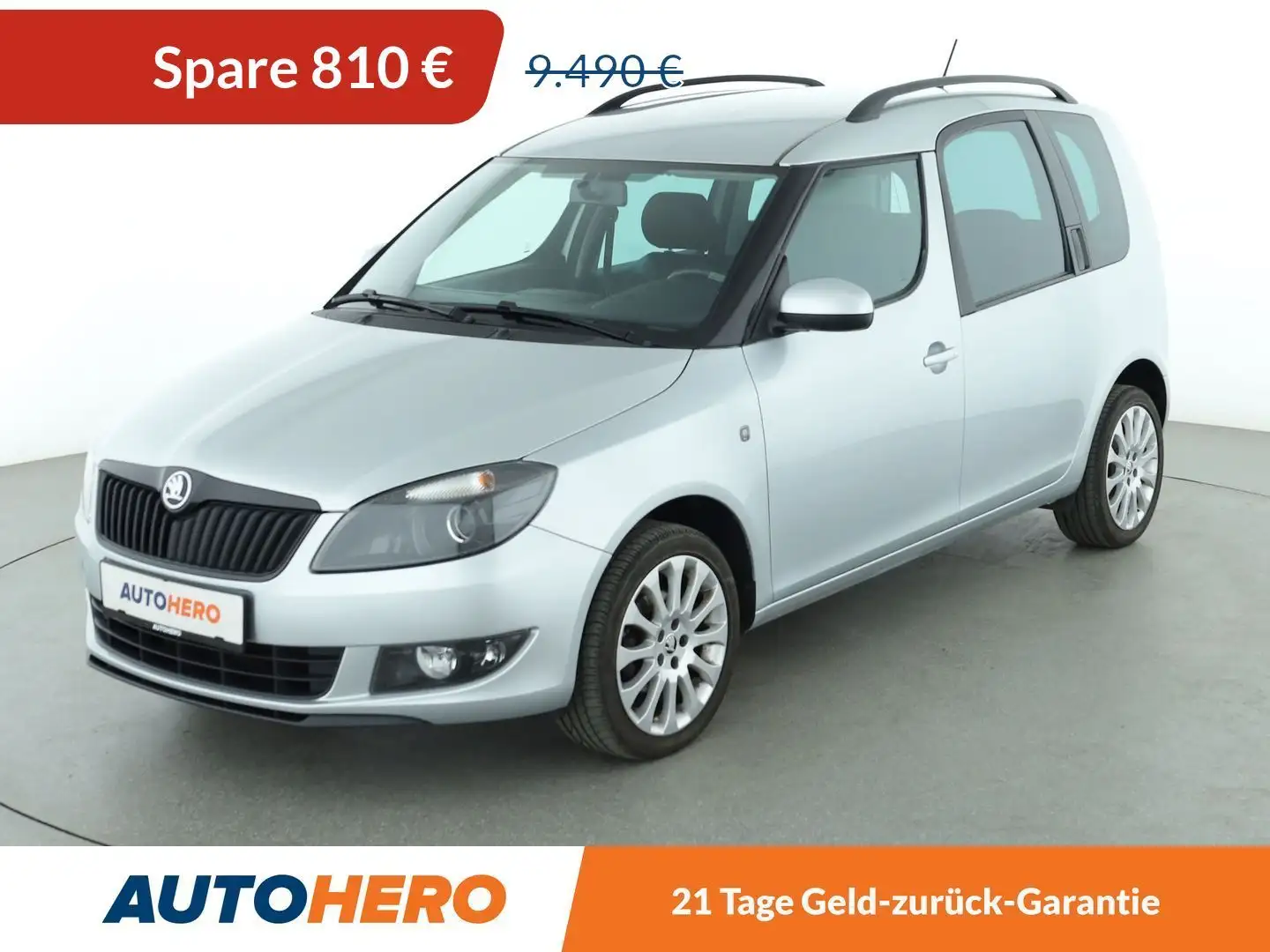 Skoda Roomster 1.2 Best of*TEMPO*PDC*SHZ*ALU*KLIMA* Argent - 1