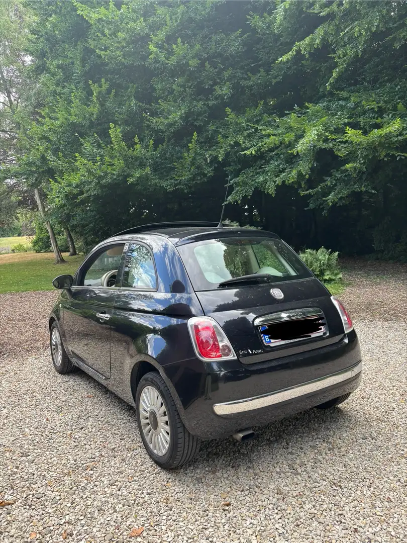 Fiat 500 Noir, toit ouvrant - 2