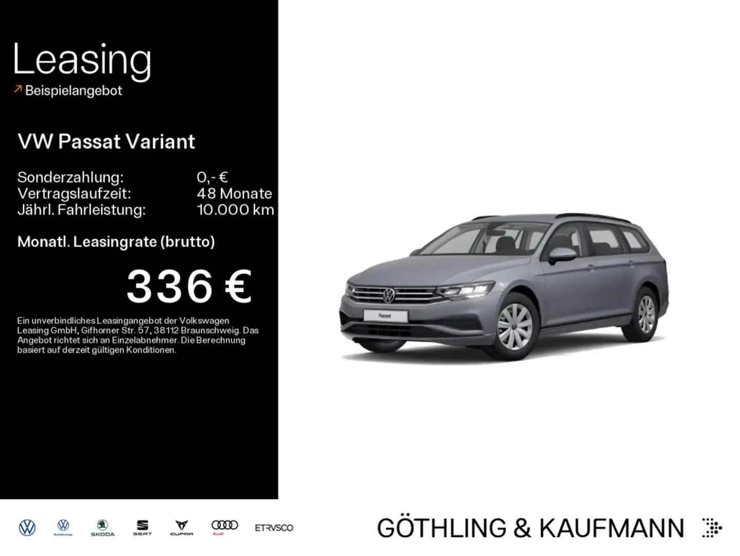 Volkswagen Passat Variant Business 1.5 TSI DSG*NAVI*KAM*SHZ Grau - 1