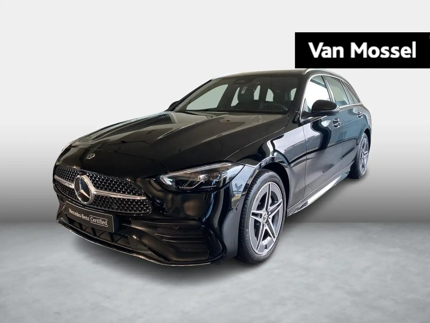 Mercedes-Benz C 300 Break C de T AMG LINE - FULL LED - CAMERA - SFEERV Zwart - 1