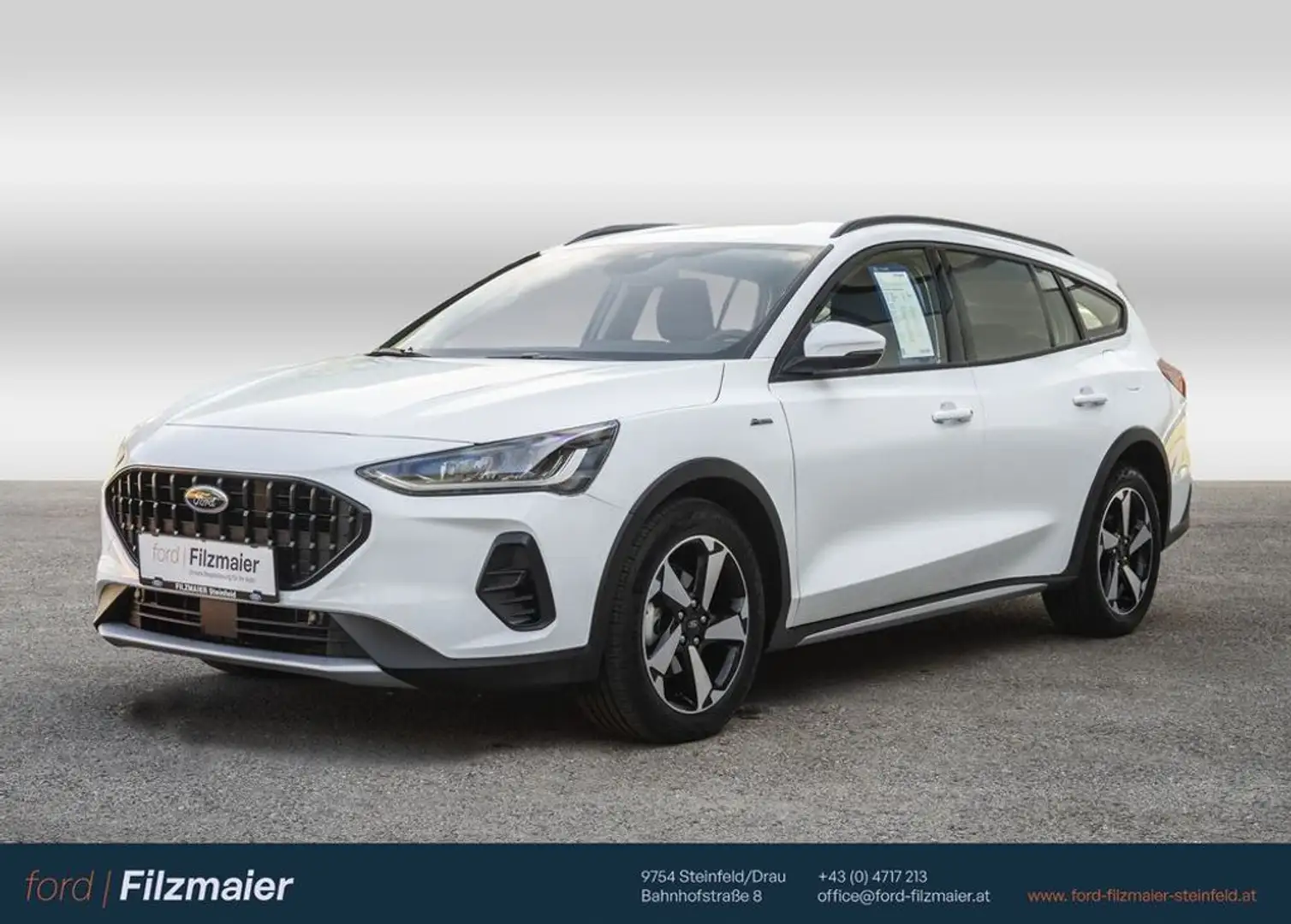 Ford Focus Turnier 1,0 EcoBoost Hybrid Active Weiß - 1