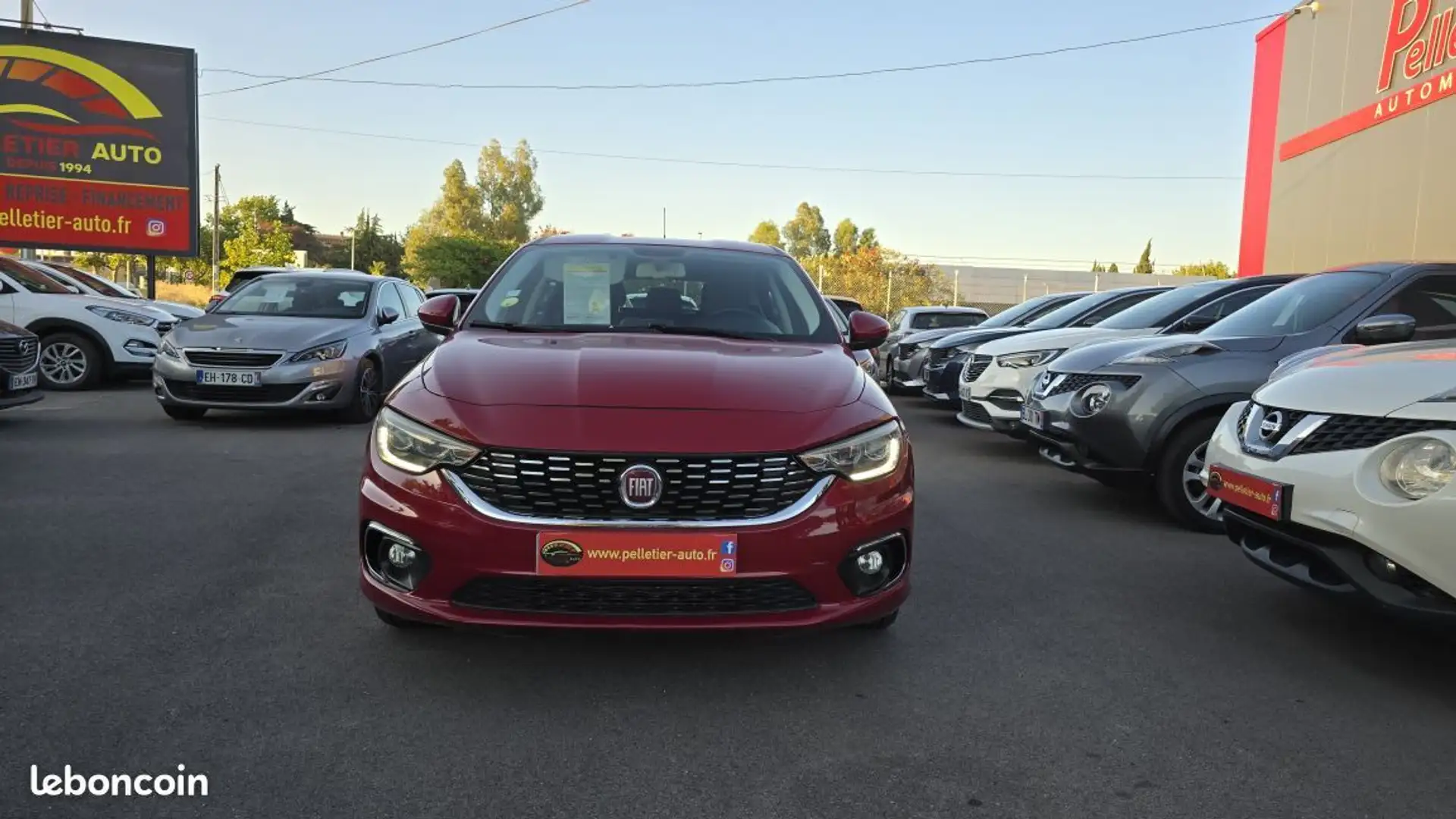 Fiat Tipo 1.6 MULTIJET 120 CH S-S DCT LOUNGE Rouge - 2