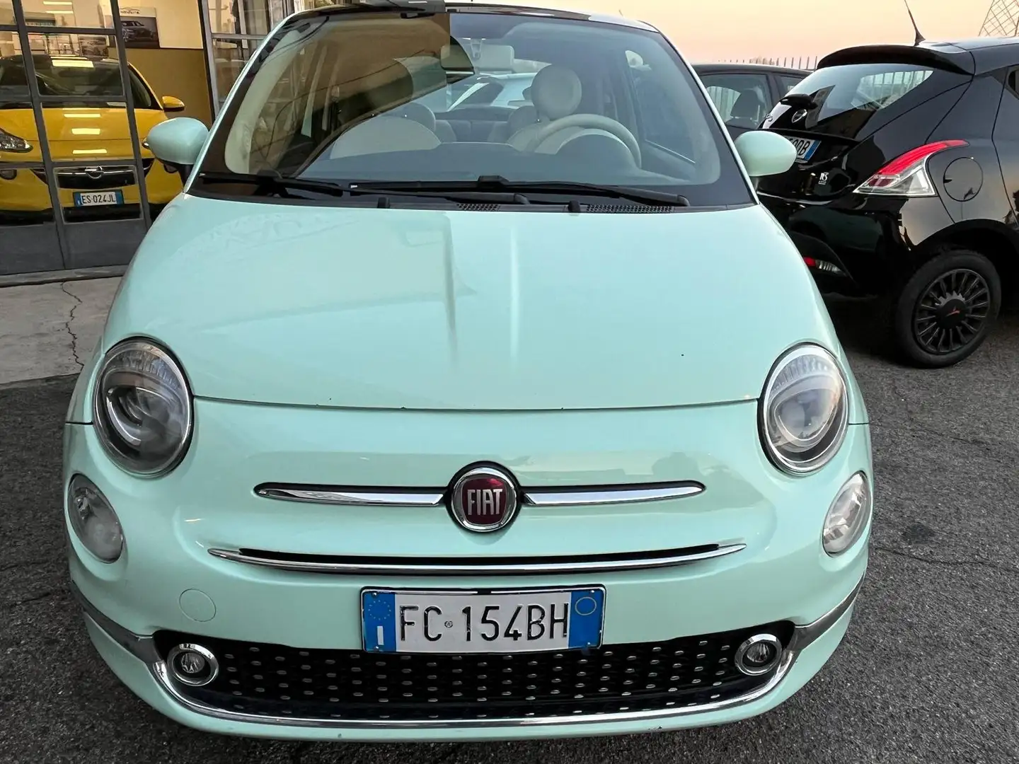 Fiat 500 500 1.2 Lounge 69cv Bleu - 1