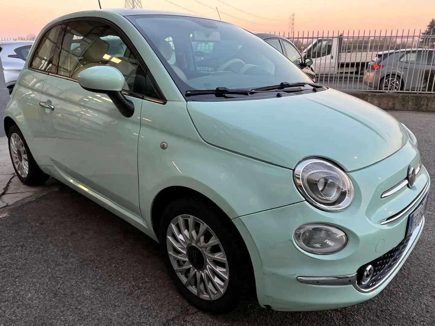 Fiat 500 500 1.2 Lounge 69cv Bleu - 2