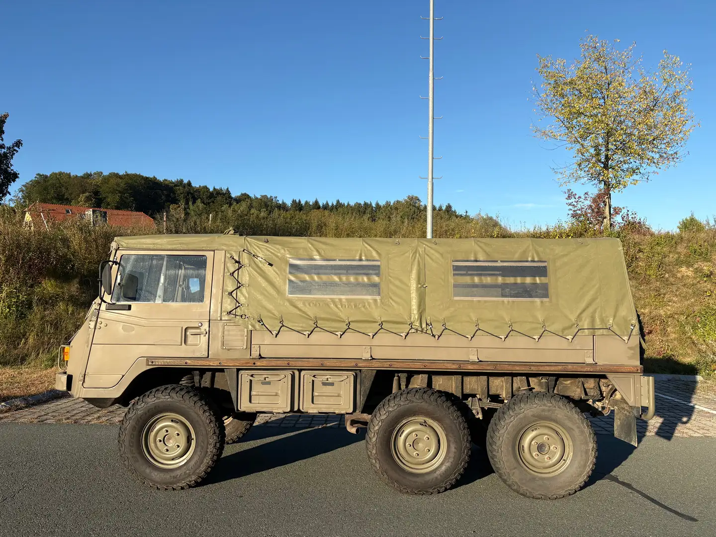 Puch Pinzgauer 712M 6x6 Rehab ÖBH 9-Sitzer mit Servo Grün - 2