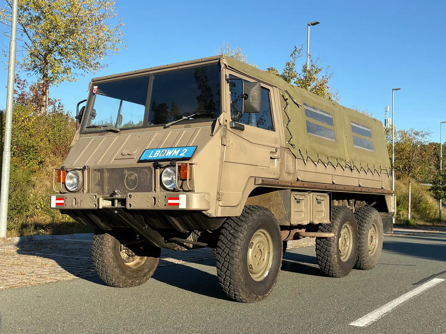 Puch Pinzgauer 712M 6x6 Rehab ÖBH 9-Sitzer mit Servo Grün - 1